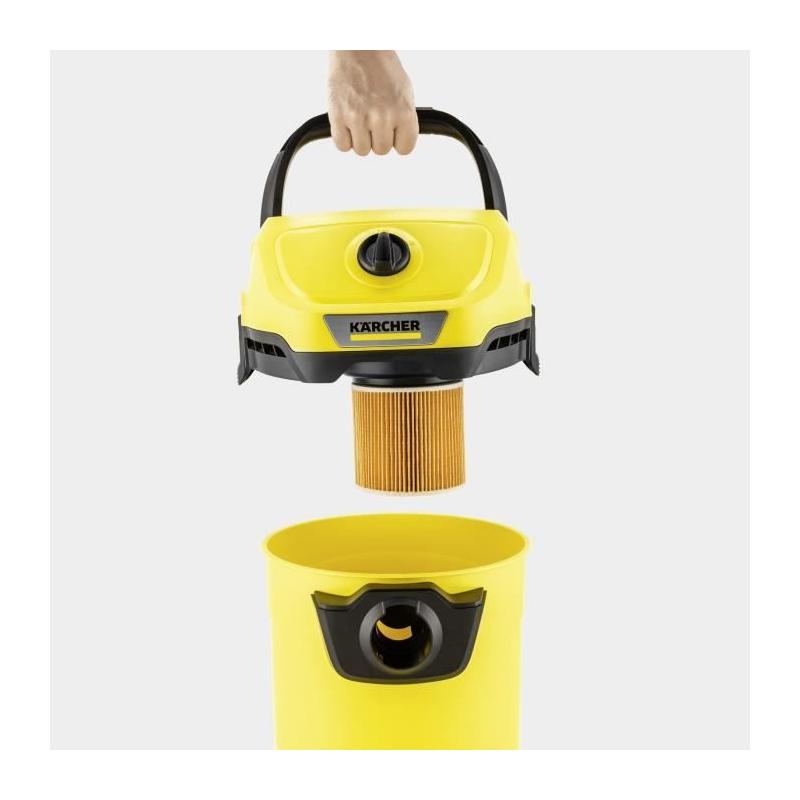 Aspirateur eau et poussières sans fil KARCHER WD3-18 V-17/20: Performances ultimes