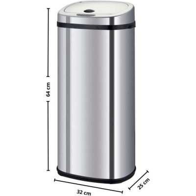 Poubelle de cuisine automatique LARGO 42L Inox - KITCHEN MOVE