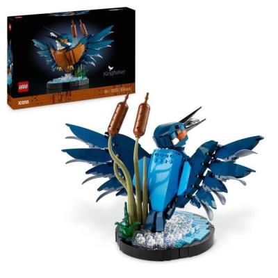 LEGO Icons 10331 Le Martin-pecheur - Maquette pour Adultes, Déco Maison ou Bureau