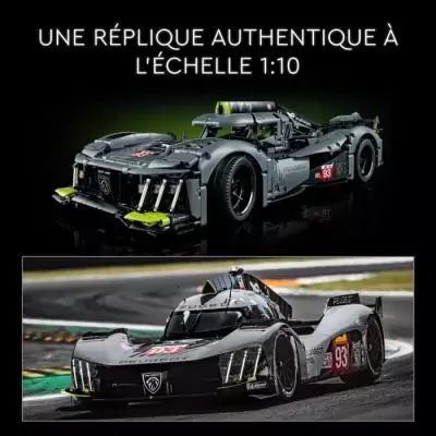 LEGO Technic 42156 PEUGEOT 9X8 24H Le Mans - Maquette de Voiture de Course Hypercar