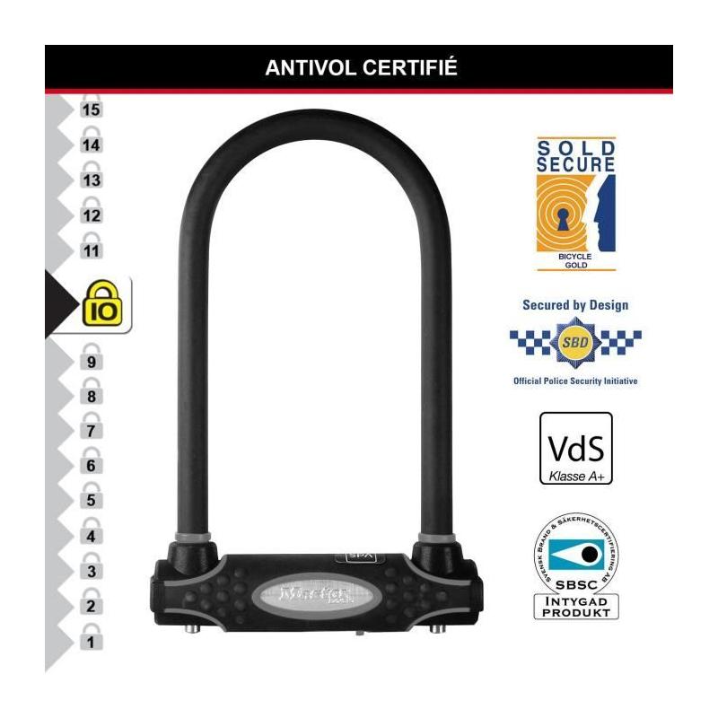 Antivol Vélo U MASTER LOCK - Robuste et Sûr