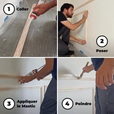 Encadrement Mouluré Nordlinger Pro - 50x60 cm - FSC 100%