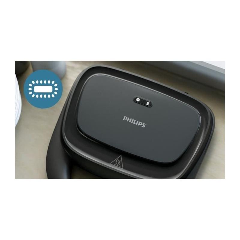 Appareil à croque-monsieur Philips HD2331/90 - Puissance 750W