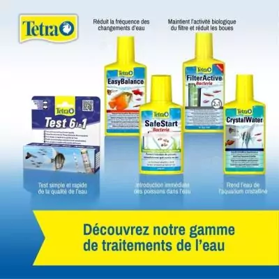 Traitement d'eau pour aquarium TETRA Aquasafe 500 ml - Entretien facile Traitement d'eau pour aquarium TETRA Aquasafe 500 ml - Entretien facile