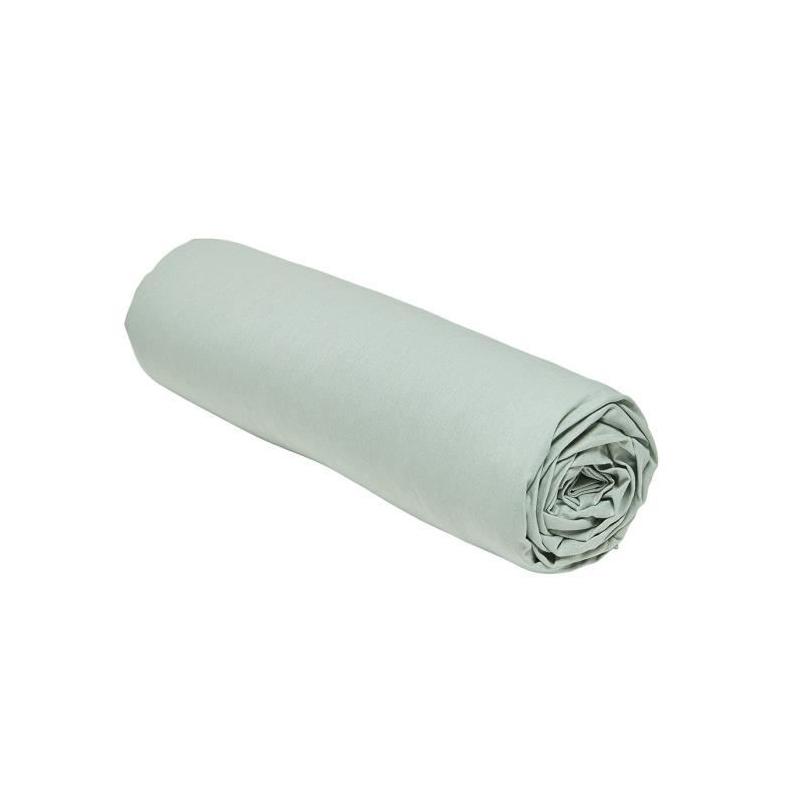 Drap housse 2 pers 160x200cm 100% coton - Plus responsable