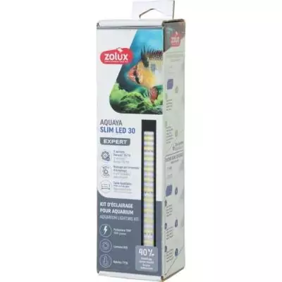 Rampe d'éclairage Zolux Slim LED dimmable - Remplace tube néon T8/T5 - 30 cm