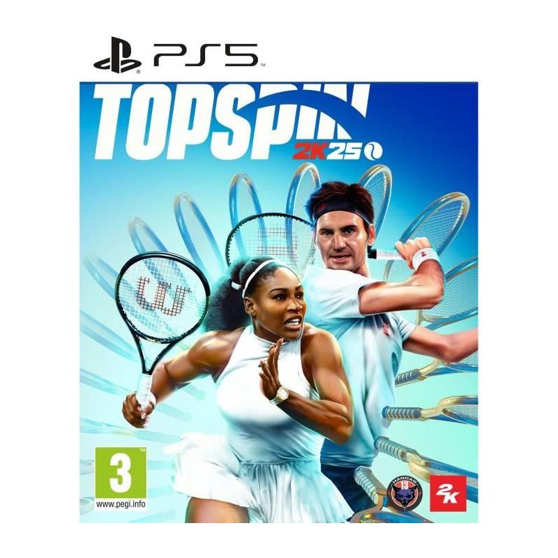 TopSpin 2K25 - Jeu PS5 - Edition Standard - Dimensions compactes