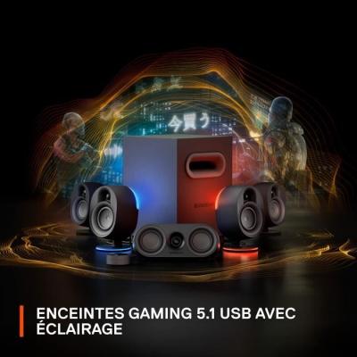 Enceintes SteelSeries Arena 9 - Son Surround 5.1