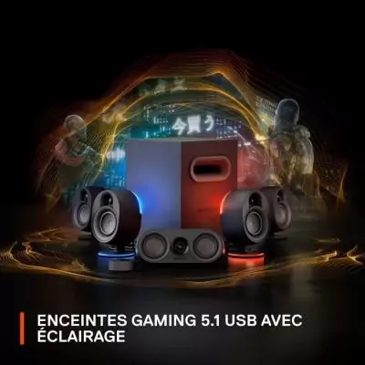 Enceintes SteelSeries Arena 9 - Son Surround 5.1