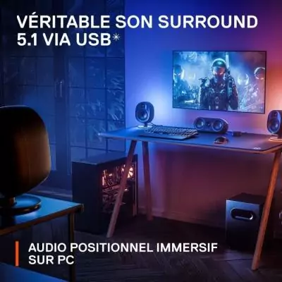 Enceintes SteelSeries Arena 9 - Son Surround 5.1
