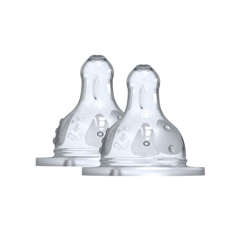 Biberon Dodie Initiation+ Anti-Coliques 3 Vitesses - Lot de 2 Tétines