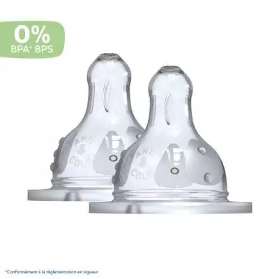 Dodie Biberon Initiation+ Anti-Coliques 3 Vitesses - Pack 2 Tétines
