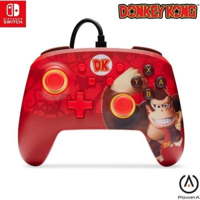 Manette Filaire POWER A pour Nintendo Switch - Donkey Kong Flex