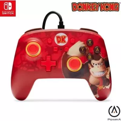 Manette Filaire POWER A pour Nintendo Switch - Donkey Kong Flex