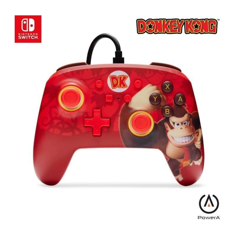 Manette Filaire POWER A pour Nintendo Switch - Donkey Kong Flex