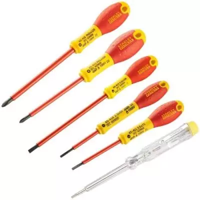 Ensemble de Tournevis Isolés 1000V - STANLEY FATMAX - Idéal pour Electricien