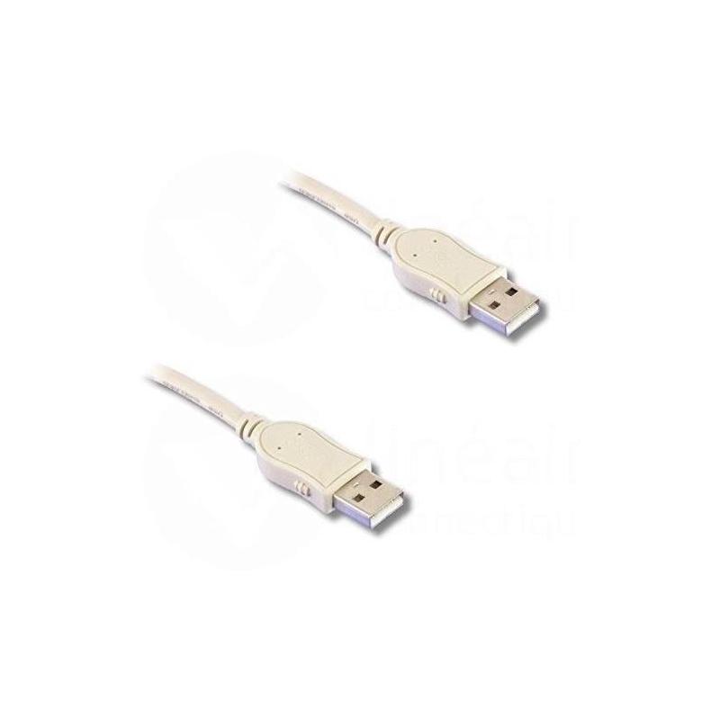 Câble USB 2.0 Hi-Speed, Type A mâle / Type A mâle, 1m80