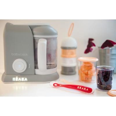 Robot Bébé Cuiseur-Mixeur Gris - Compact et Pratique