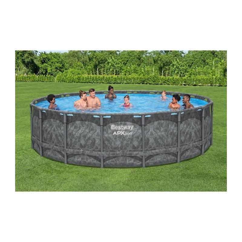 Kit Piscine hors sol tubulaire BESTWAY - APX 365™ - 549 x 132 cm