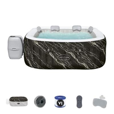 Spa gonflable BESTWAY Hollywood - 140 airjets - 4 à 6 places - Carré
