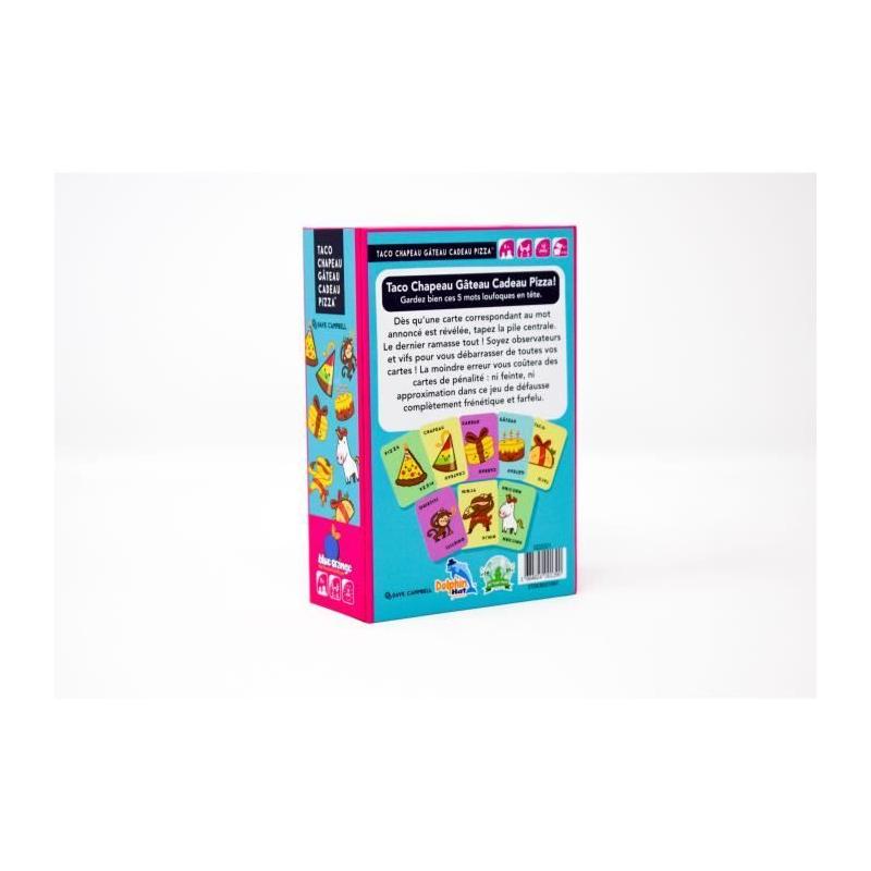 Jeu d'ambiance Taco Chapeau Gâteau Cadeau Pizza - BLUE ORANGE