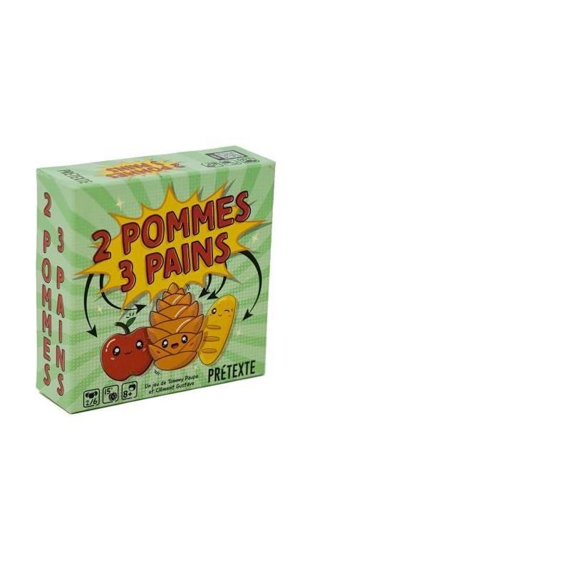 Jeu d'ambiance Prétexte - 2 pommes 3 pains - BLUE ORANGE | Rapidité et observation
