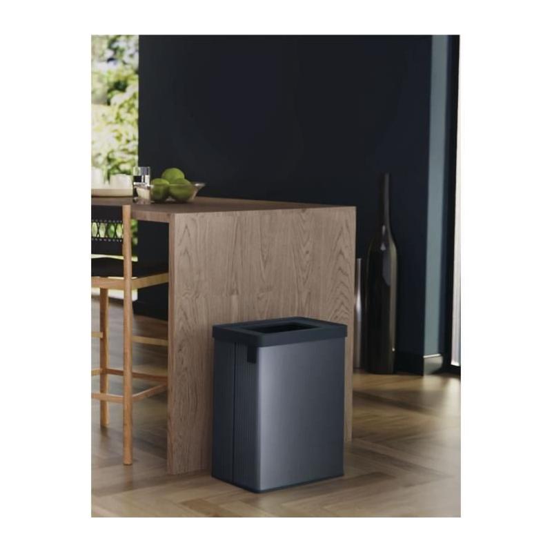 Poubelle de tri VERTO CURVER 54L Bleu perle - Organisation impeccable