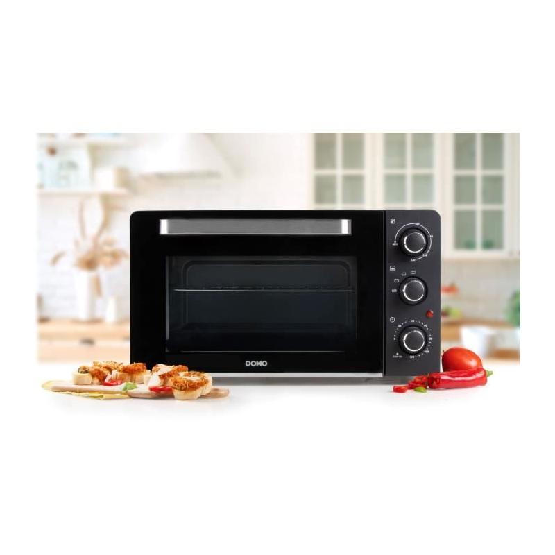 Mini four et snack DOMO DO1107GO - 28L - noir - 1500W