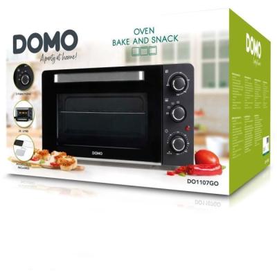 Mini four et snack DOMO DO1107GO - 28L - noir - 1500W