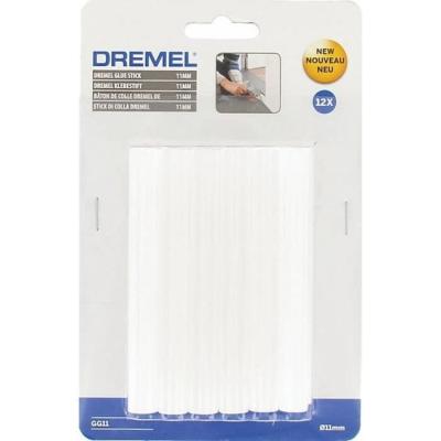 Lot de 12 bâtons de Colle Universelle DREMEL GG11 - Diam. 11mm