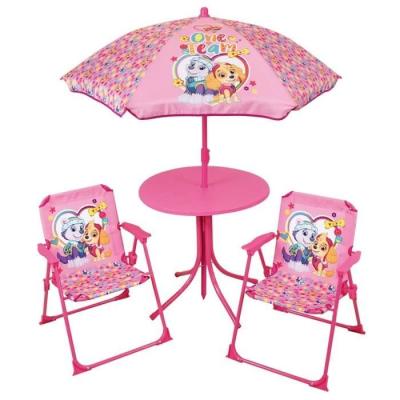 Ensemble table et chaise Pat'Patrouille avec parasol - Fun House