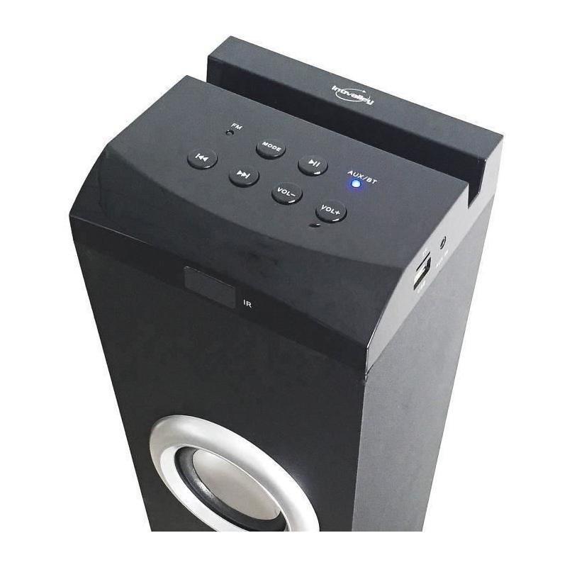 Chaîne Hi-Fi INOVALLEY HP47-BTH Bluetooth Noir - Son Tour de Qualité