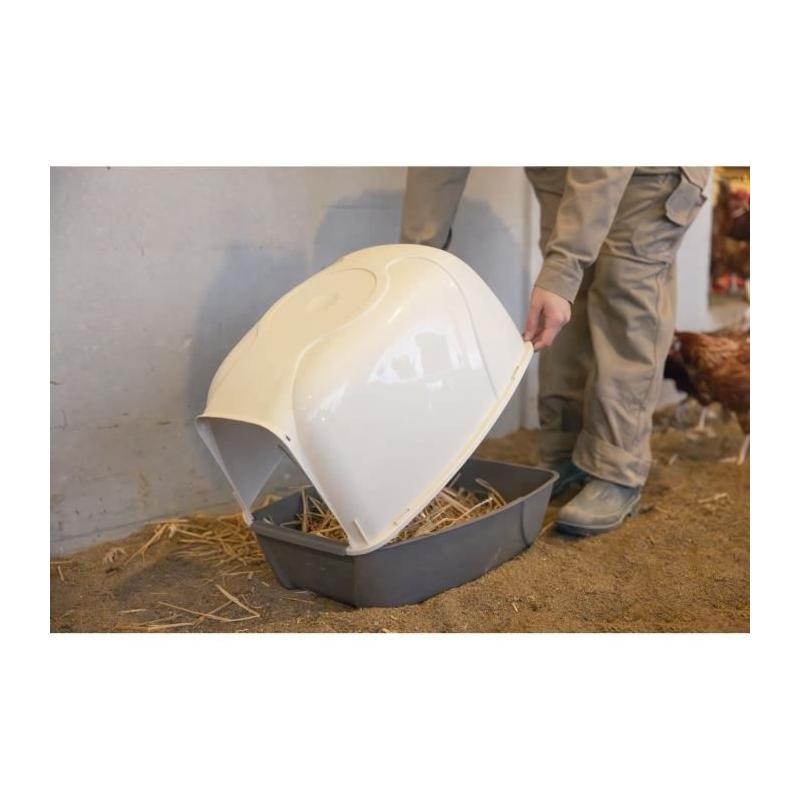 Pondoir pour poules pratique - KERBL - 52 x 39 x 39 cm