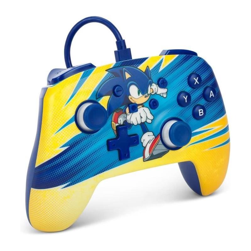 Manette Filaire POWER A Nintendo Switch - Sonic Boost - Jeux Video