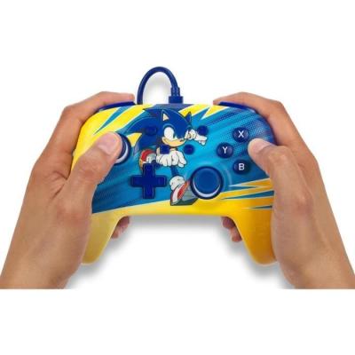 Manette Filaire POWER A Nintendo Switch - Sonic Boost - Jeux Video