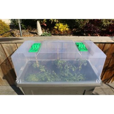 Pot de fleur RIVIERA Couvercle Iziserre 80 - Translucide - 80x37x29 cm