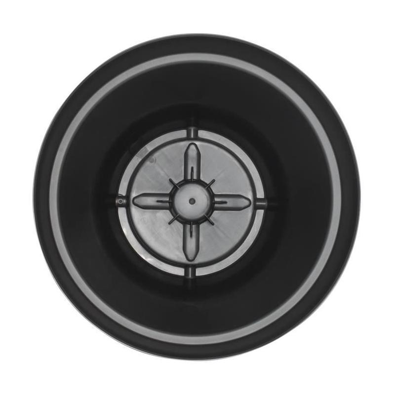Jardinière Soleilla Rond 50 Gris - Dimensions: 49x49x47 cm