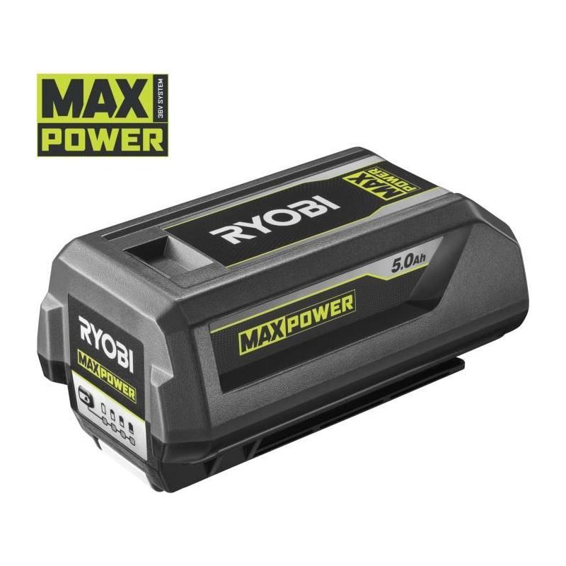 Tondeuse sans fil RYOBI 36V MAXPOWER Power Assist™ - Ø 46 cm - Batterie 5 Ah & charg.