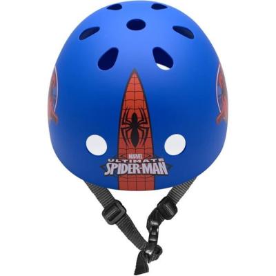 Casque Skate SPIDERMAN - STAMP - Taille 54-60 cm - Garçon - Fun et sécurisé