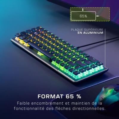 Clavier gaming sans fil Turtle Beach - Vulcan II Mini - Noir