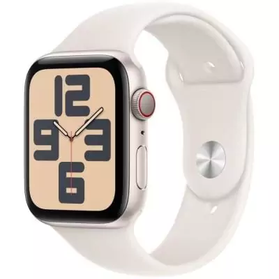 Apple Watch SE GPS + Cellular 44mm Starlight Aluminium - Sport Band M/L