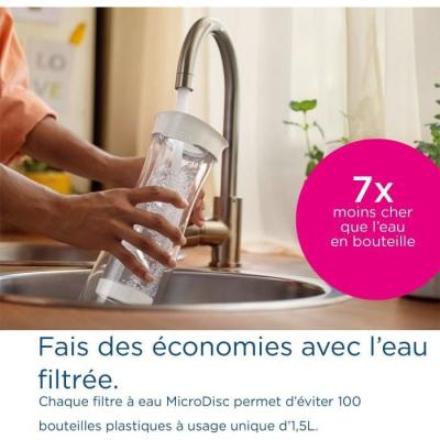 Cartouches filtre à eau Brita pack 6 MicroDisc - Filtre pour carafe filtrante