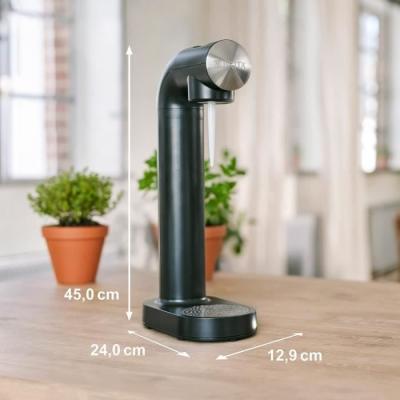 Machine à eau pétillante BRITA sodaONE - Design noir, 1L & cylindre CO2