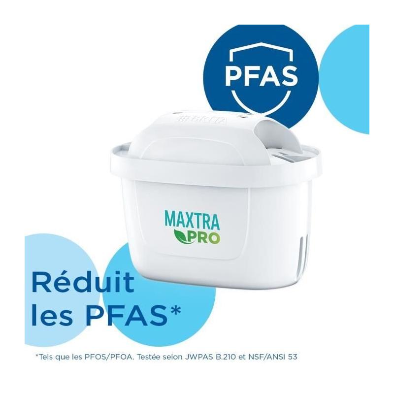 Carafe filtrante BRITA Marella bleue 2,4L - MAXTRA PRO inclus