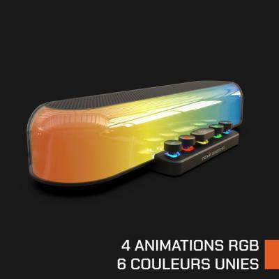 Barre de son gaming - NOVA GAMING - Ursae - LED RGB - Noir Barre de son gaming - NOVA GAMING - Ursae - LED RGB - Noir