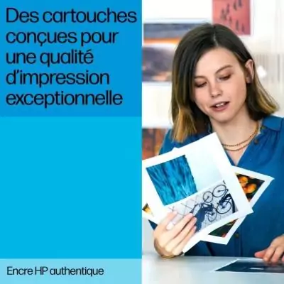 Cartouche Encre Authentique HP 937 Cyan - Idéal pour Impression Couleur