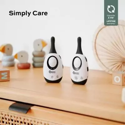 BABYMOOV Babyphone audio ultra pratique avec double alarme