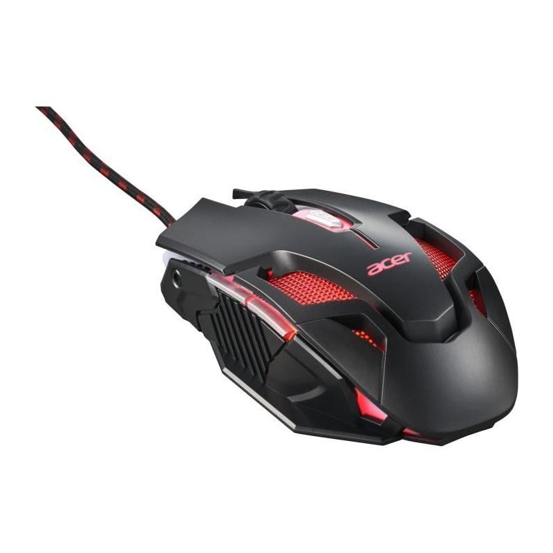 Souris gaming filaire ACER - Noir - Dimensions compactes 