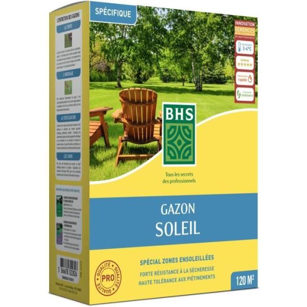 Gazon - BHS - Gazon Soleil 3kg | Résistant au climat méditerranéen et a la sécheresse