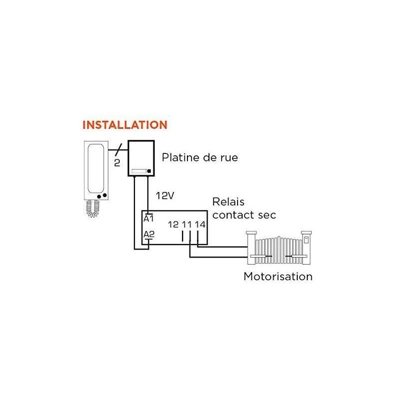 Relais Contact sec 12V SCS SENTINEL - Compact et pratique
